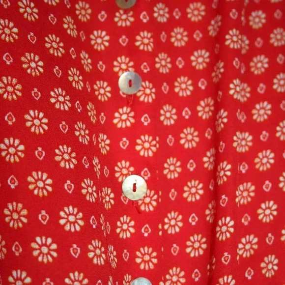 Vibrant Red Romper with lined shorts - Picture 9 of 13